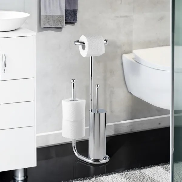WENKO 18730100 - UNIVERSALO WC-kefe 20x62,5 cm, fényes króm