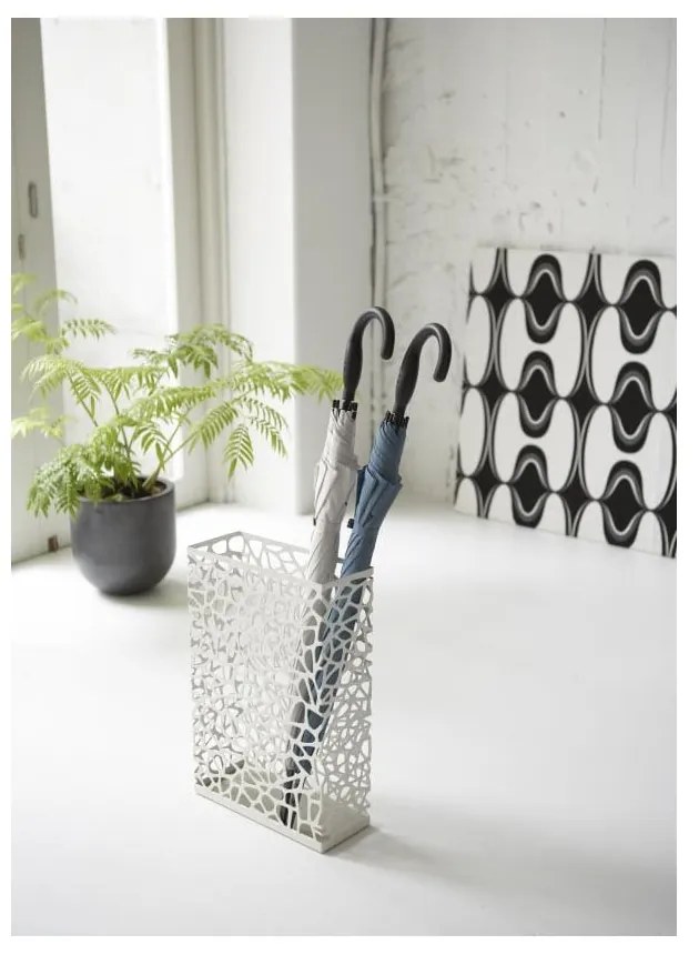 Nest Slim fehér esernyőtartó - YAMAZAKI