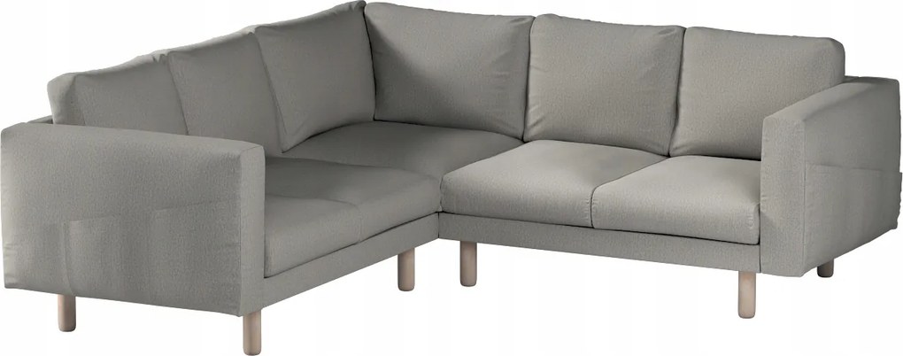 Dekoria Norsborg 4 személyes sarokkanapé huzat Ikea szürke