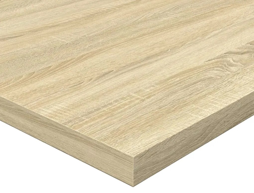 4 db sonoma-tölgy színű forgácslap könyvespolc 60 x 30 x 1,5 cm