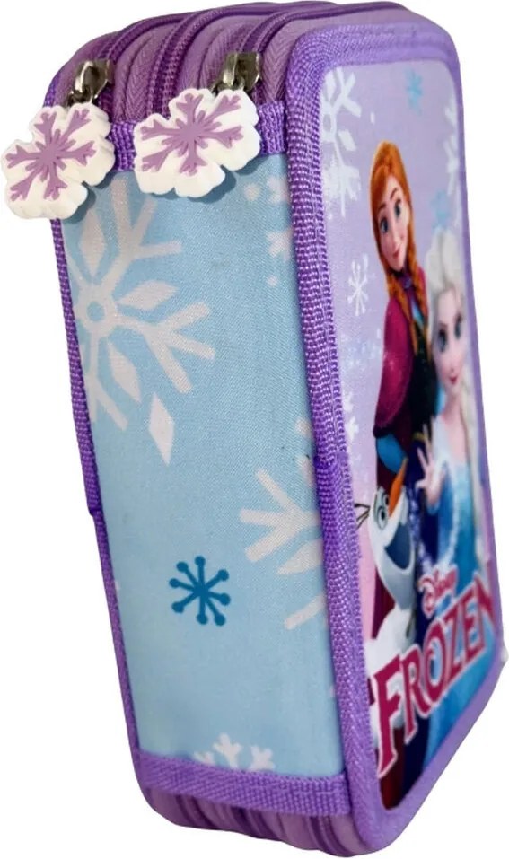 Disney Jégvarázs Winter Magic tolltartó töltött 3 emeletes Giotto
