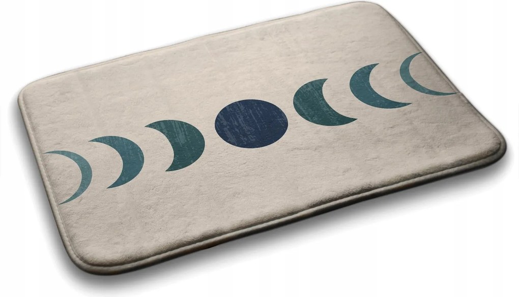 Fürdőszobaszőnyeg Geometrikus mintás 75x45 cm