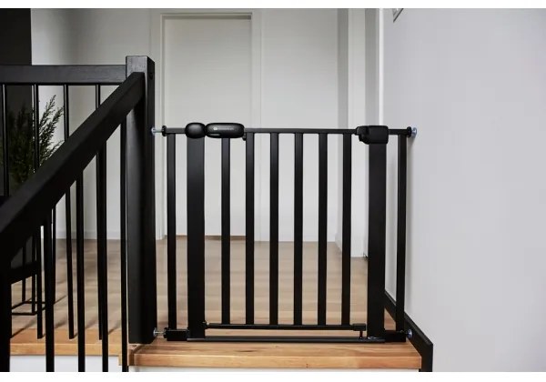 KINDERKRAFT - Biztonsági korlát LOCK&amp;GO 75-103 cm fekete