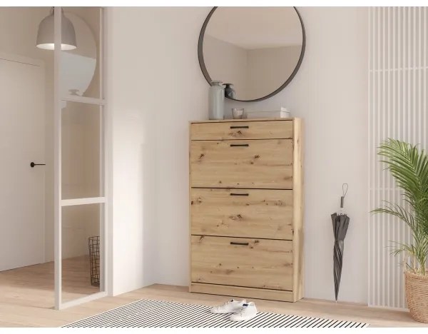 KAVI cipőtároló artisan tölgy