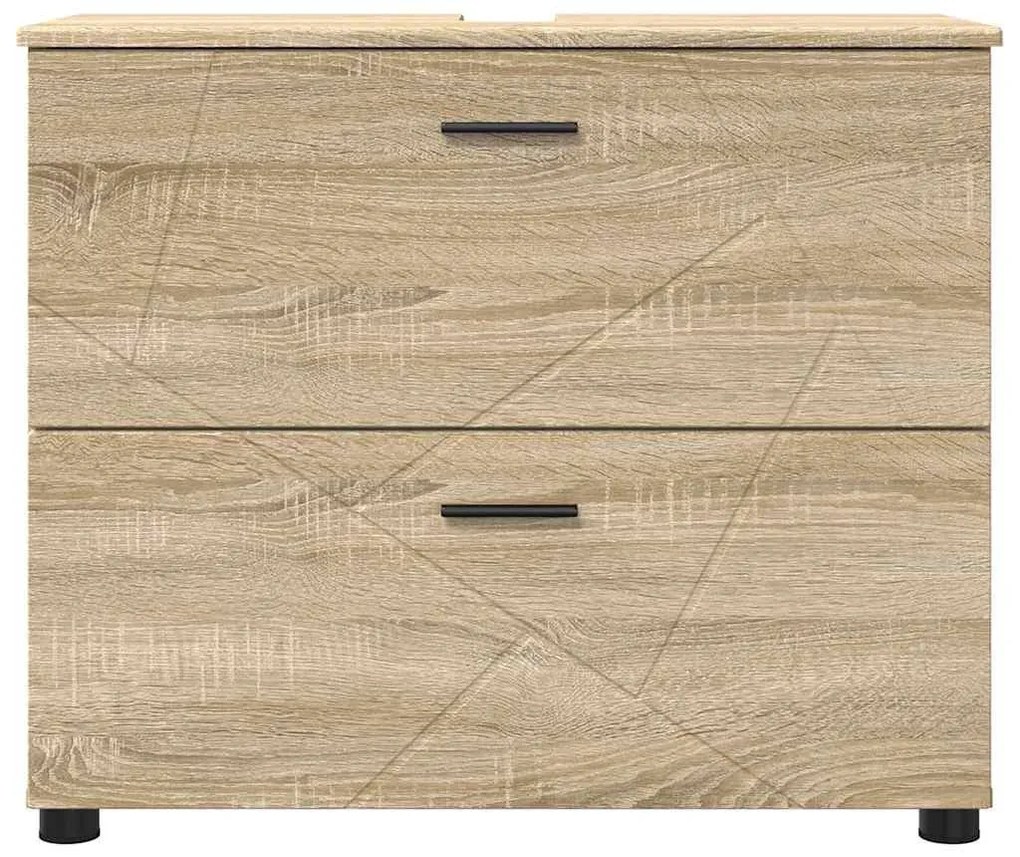 Fürdőszoba Székény sonoma tölgy 76.5 x 35 x 64 cm Faanyag
