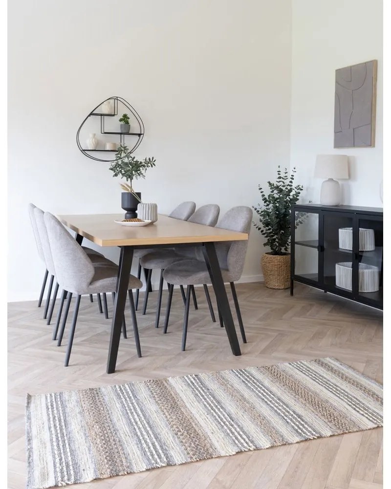 Fekete többszintes fém fali polc 60 cm Wrexham – House Nordic