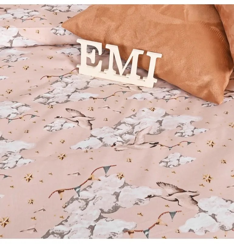 EMI Swan pamut ágyneműhuzat, A standard egyszemélyes ágy szett tartalma: 1x 140x200 + 1x 70x90