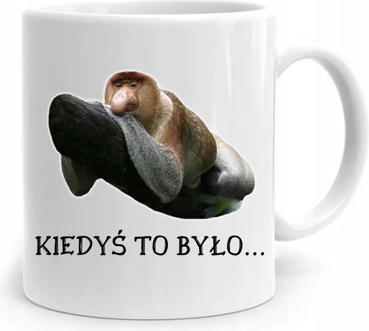 Vicces Bögre Hordozó Janusz Régen Ez Volt... fényképes nyomattal