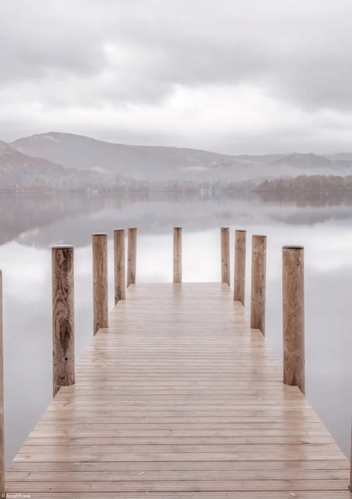 Poszter 21x29,7cm Móló Derwentwaterben 2, Assaf Frank