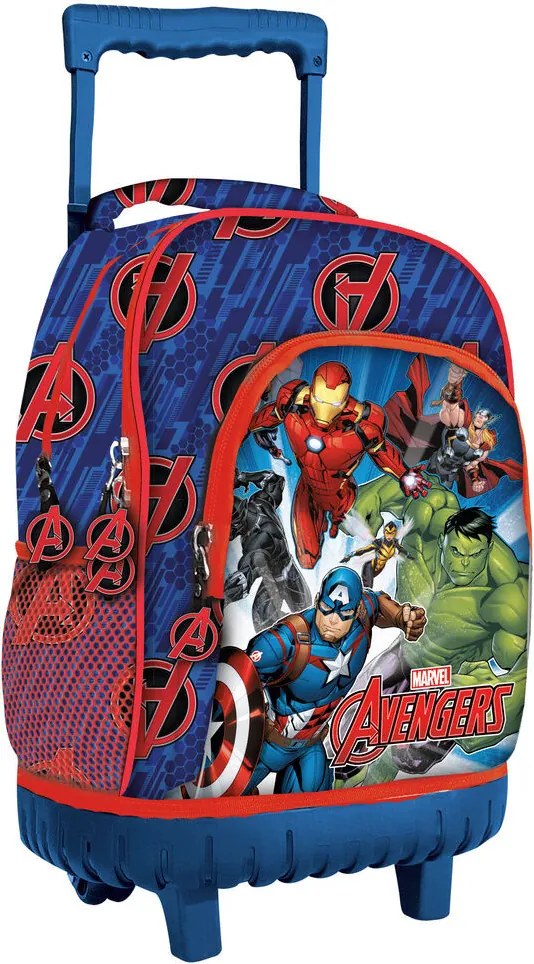 Bosszúállók Marvel prémium gurulós iskolatáska, táska 44 cm