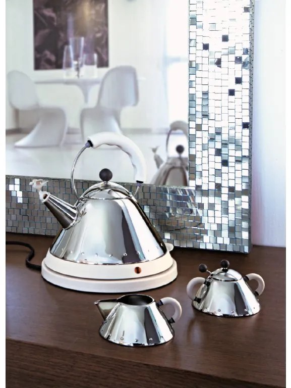Rychlovarná konvice, bílá, prům. 25.5 cm - Alessi