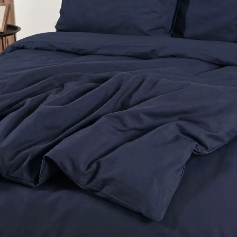 EMI Navy flanel ágyneműhuzat