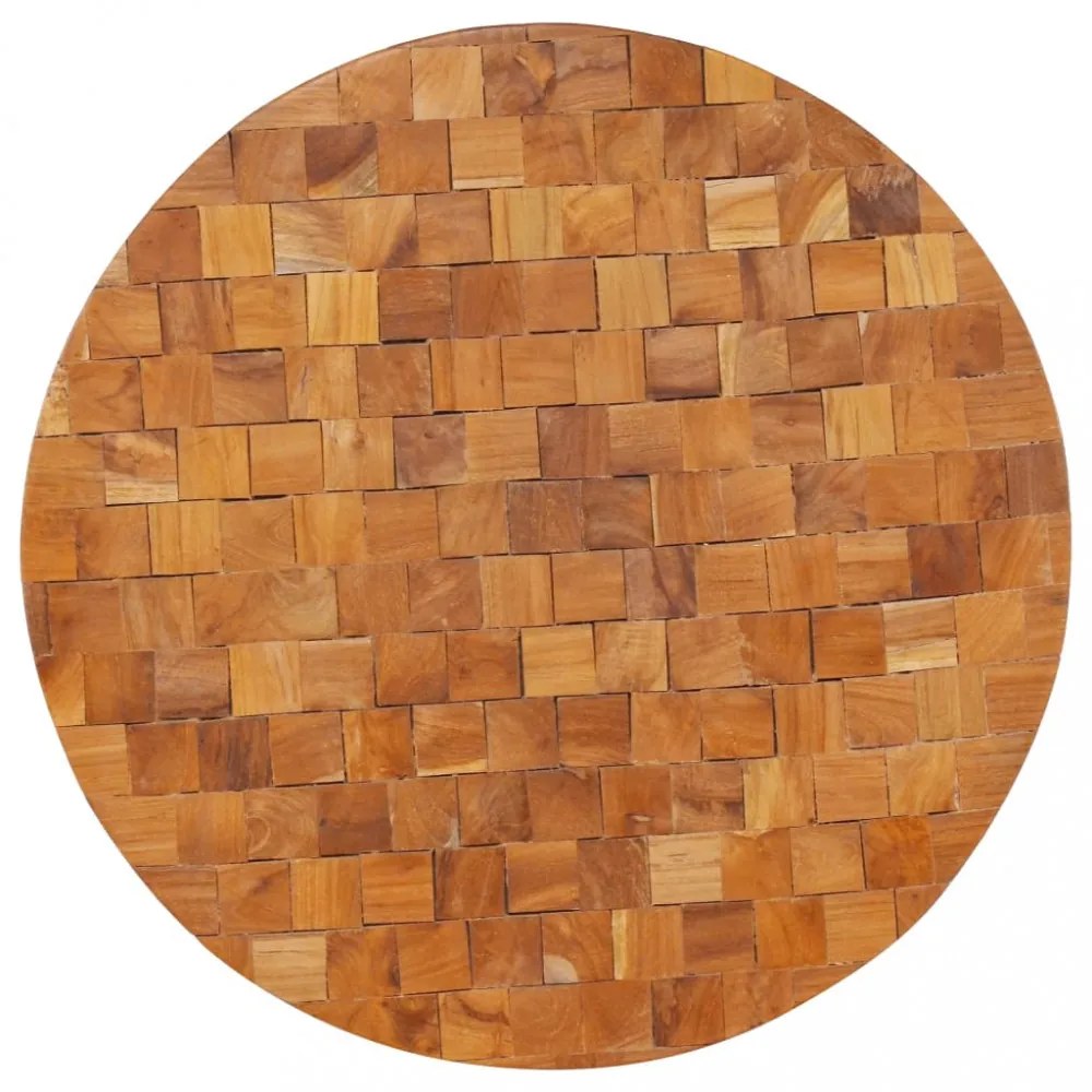 tömör tíkfa dohányzóasztal 60 x 60 x 35 cm