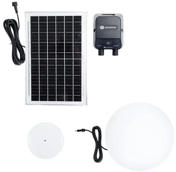 Aigostar-LED RGB dimmelhető kültéri MESH lámpa 35W/3,7V 4000mAh 2700-6500K IP65 átm. 50 cm