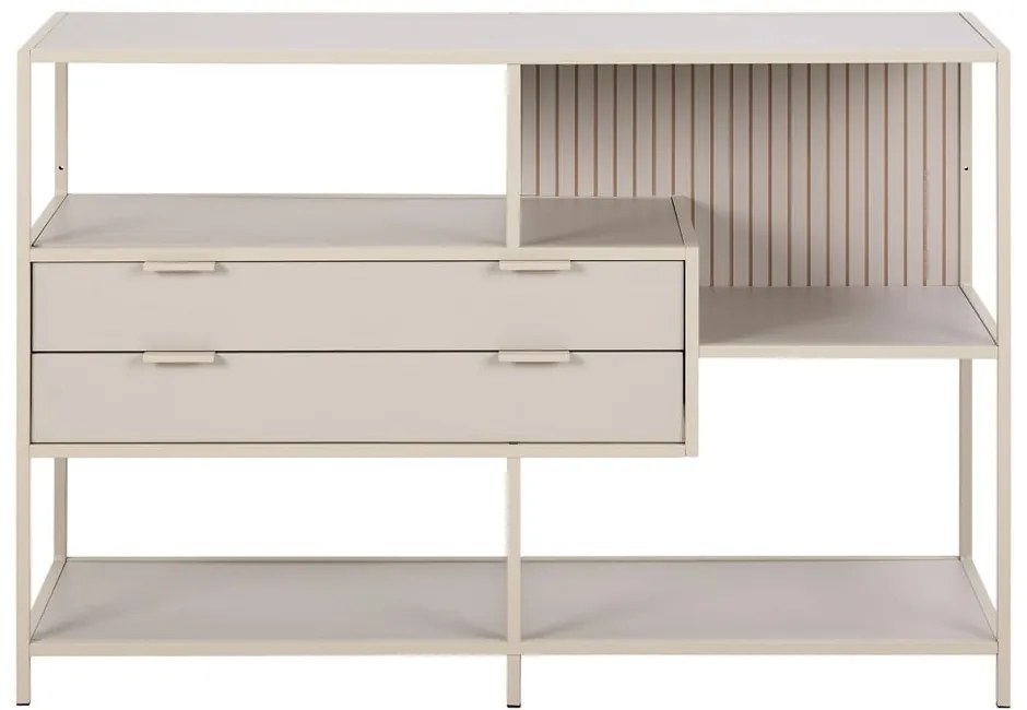 Szürke könyvespolc 114x78x35 cm Seaford – Actona