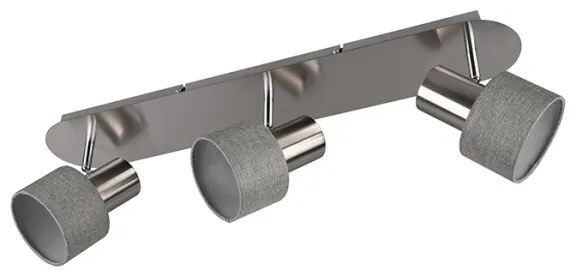 Trio - Spotlámpa WAILER 3xGU10/5W/230V matt króm