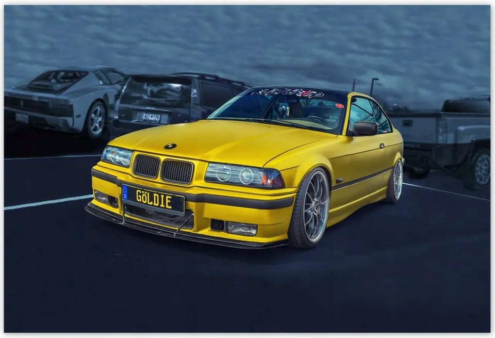 Poszterek 185x125 Arany Bmw autó