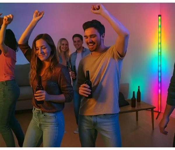 Grundig - RGBW LED fényerőszabályozható állólámpa LED/6W/230V + távirányító