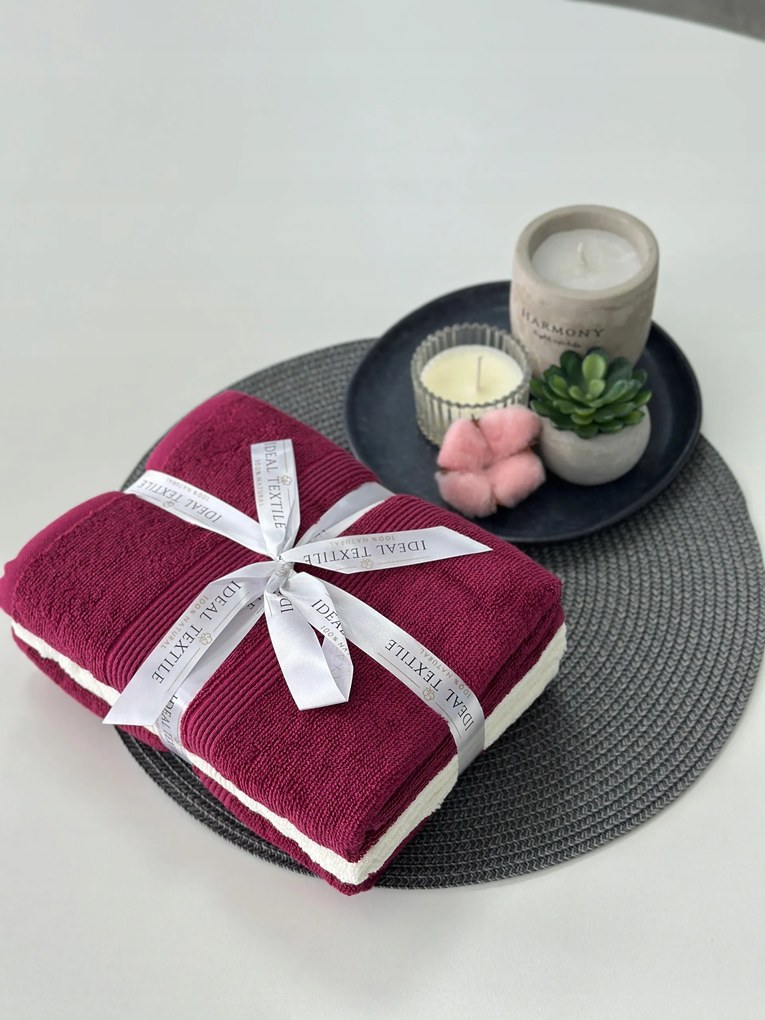 Törölköző szett 3x 50x90 Pamut 400g/m² Puha Vastag Fürdőszoba Szett