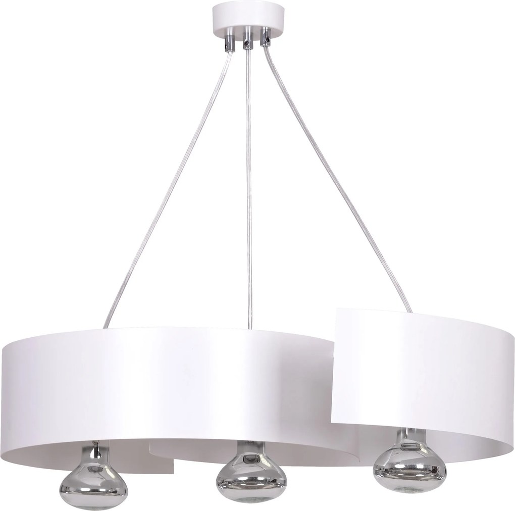Emibig modern függeszték vixon fehér króm emi306/3