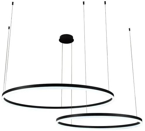 LED Dimmelhető csillár zsinóron LED/128W/230V 3000-6500K + távirányítás