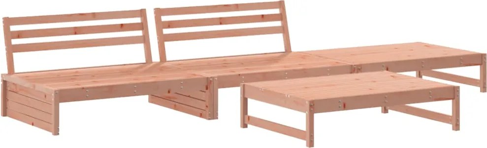 vidaXL 4 részes tömör duglászfenyő kerti pihenőgarnitúra