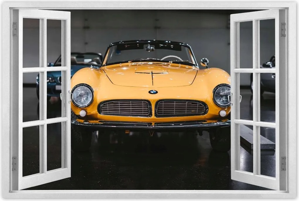 Poszterek 120x80 Sárga Bmw Klasszikus