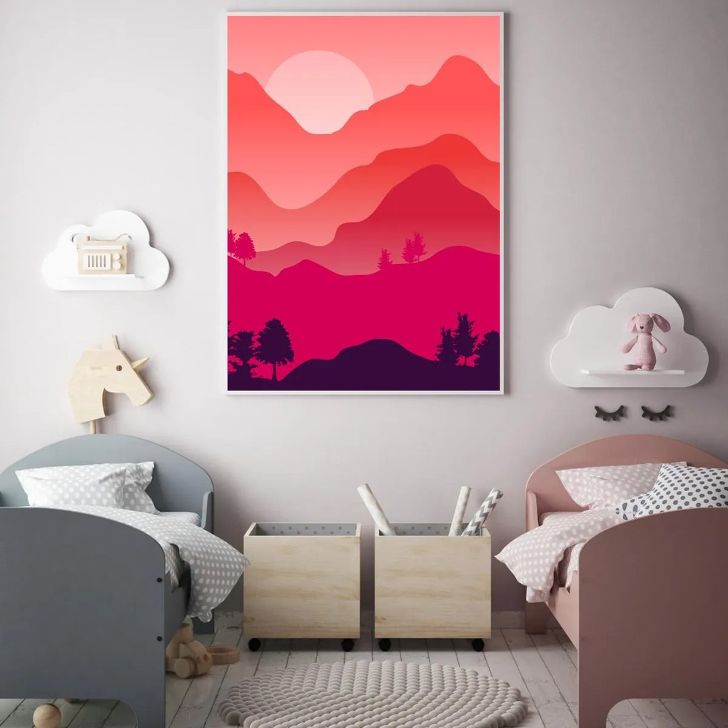 Poszter - Hegyi táj (A4)