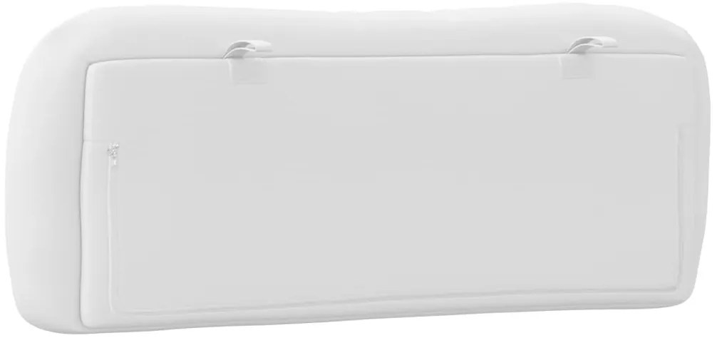 fehér műbőr fejtámla párna Hvar 100 cm