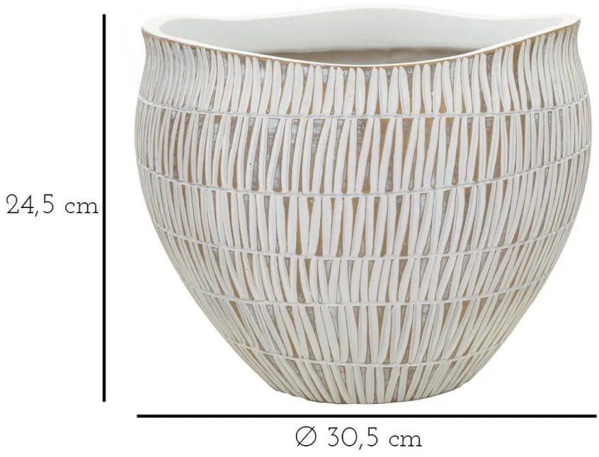 Cachepot ragacsos ø 30,5x24,5 cm
