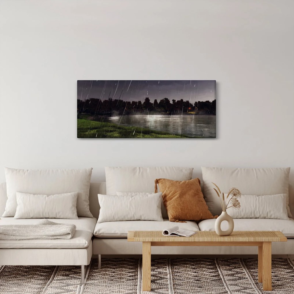 Kép - Esős este (120x50 cm)