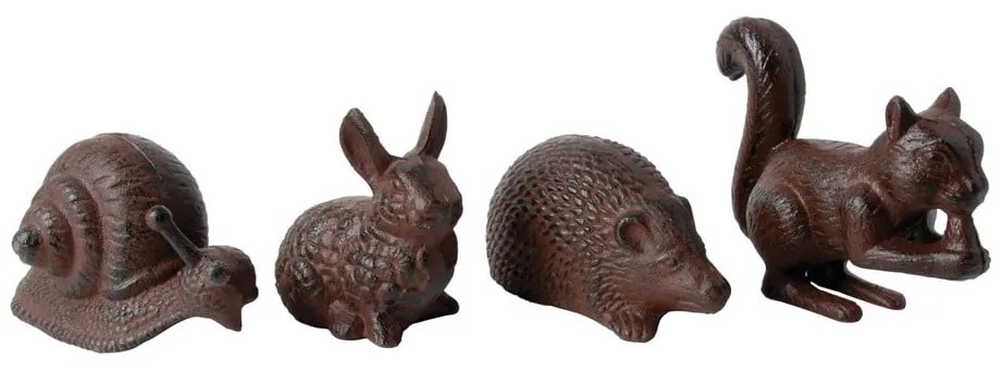 Fém kerti szobor készlet 4 db-os Animals – Esschert Design
