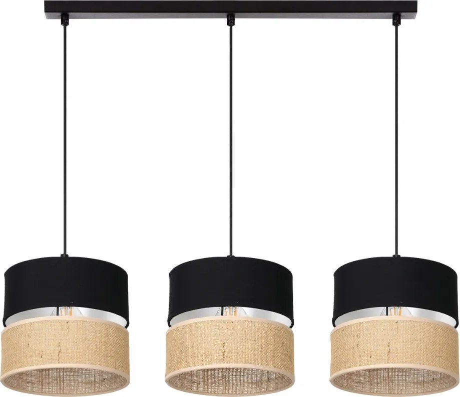 Függő Lámpa Zsiráf Juta Boho Juta Csíkok Duo