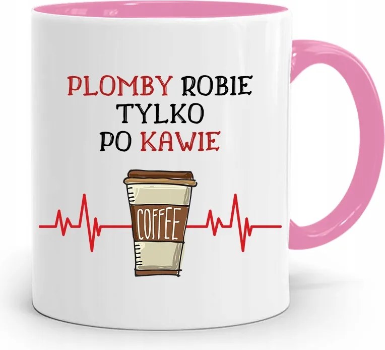 Rózsaszín Fogorvos Ajándék Kávé Plombák fényképes nyomtatással