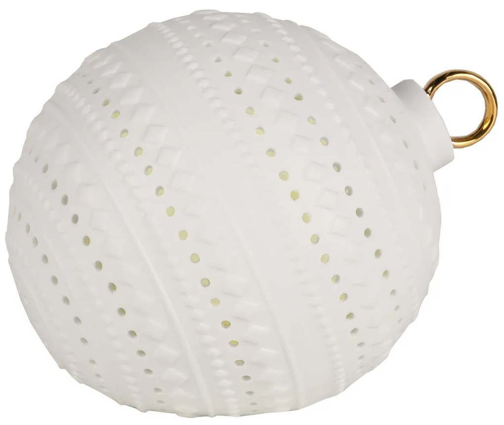 Porcelán LED fénygömb DIAMOND
