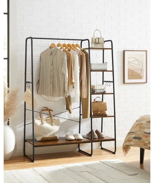 LINEA álló fogas barna/fekete