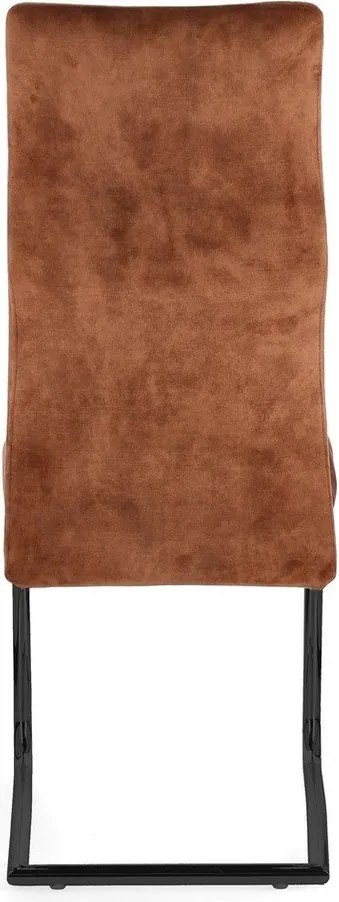 Konyakbarna kárpitozott étkezőszék Thelma – Bizzotto