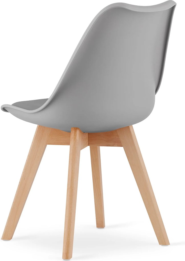 AKCIÓ Világosszürke BALI MARK szék bükk lábakkal, II. osztály