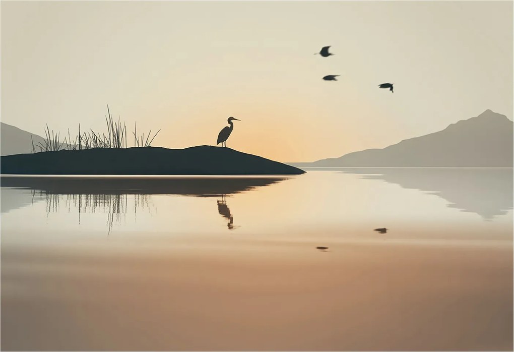 Flizelin tapéta Divatos 3D fali ragasztó Reggeli csend 152x104 ragasztó