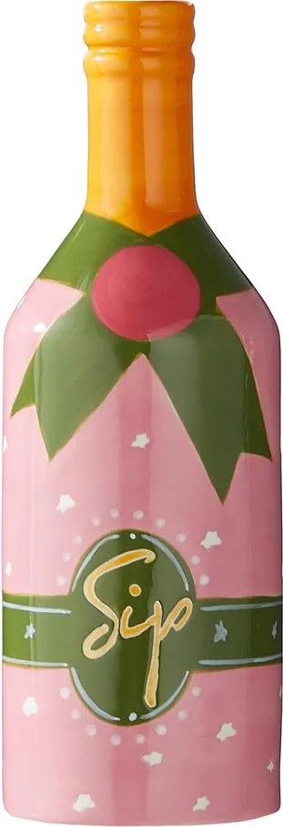 SIP kerámia váza 24 cm , pezsgősüveg