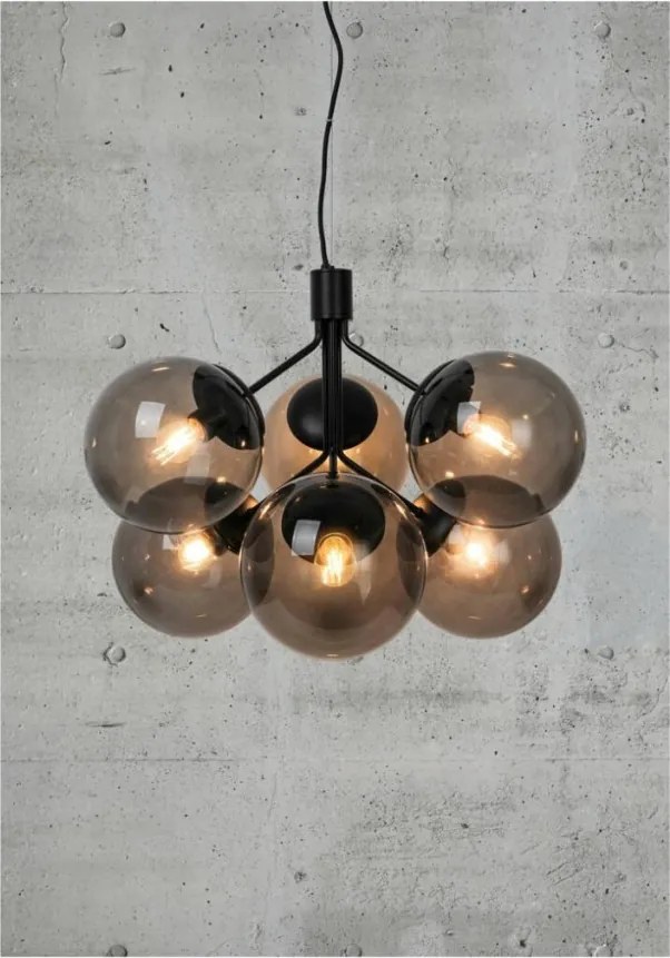 NORDLUX 2112163003 IVONA Modern Függesztett Lámpa Fekete E27 IP20