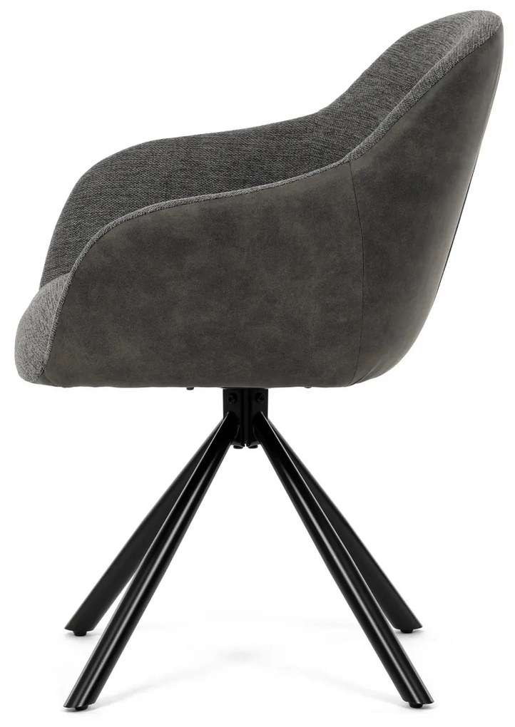 Étkezőszék-készlet visszahúzható mechanizmussalDCH-Y1143 GREY2, 2 db
