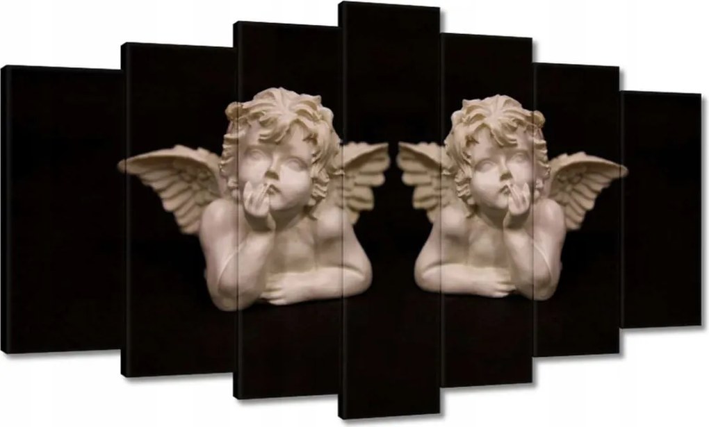 Vászonkép 140x80 Iker angyalok