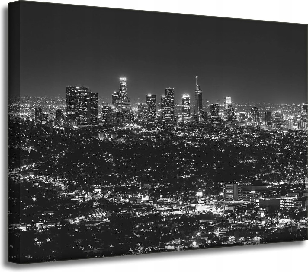 Los Angeles vászonkép fekete-fehér 40X30