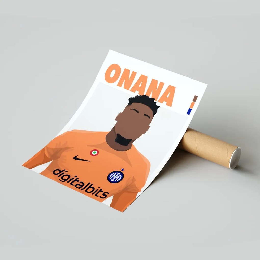 André Onana Labdarúgás poszter 30x40 cm Ajándékötlet