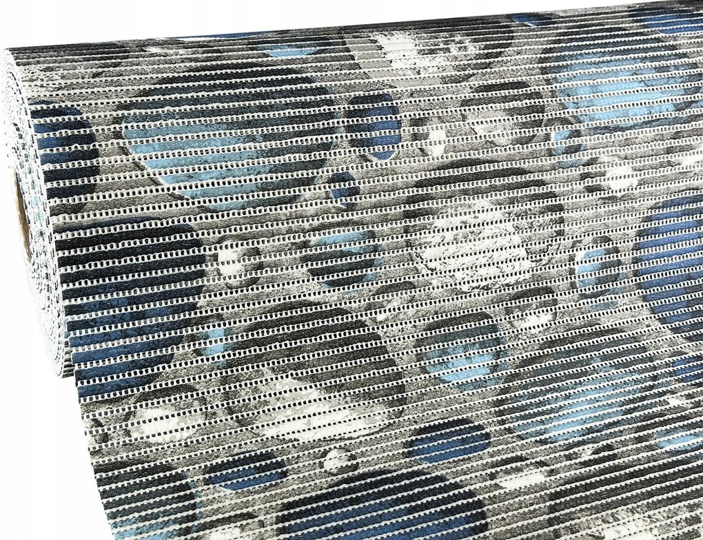 Fürdőszobaszőnyeg Méteres Csúszásgátló Szőnyeg Színes Kövek 120x65 cm