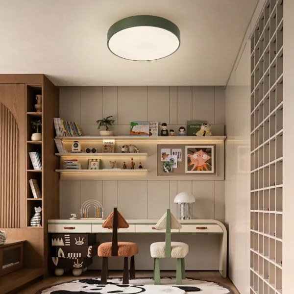 Brilagi - LED dimmelhető mennyezeti lámpatest POOL LED/48W/230V 3000-6000K 40 cm zöld+távirányító