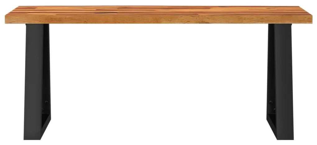 tömör akácfa pad természetes éllel 110 cm