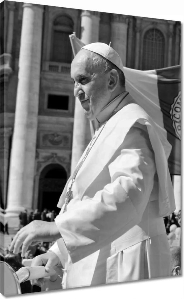 Vászonkép 50x70 Ferenc pápa