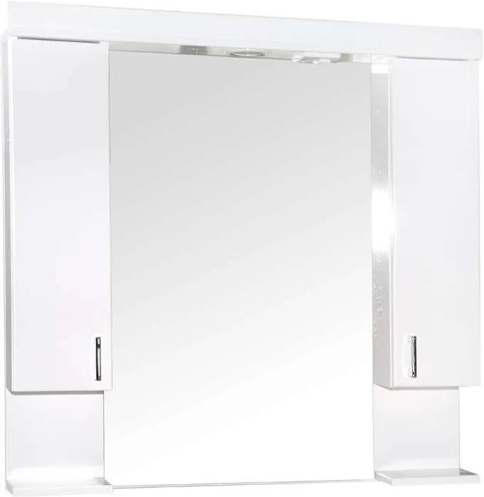 DESIGN 80-100-120 tükrös szekrény dupla szekrénnyel, LED világítással
